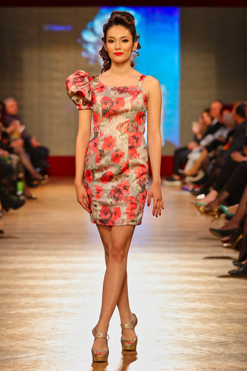 Rochie jacquard T-22